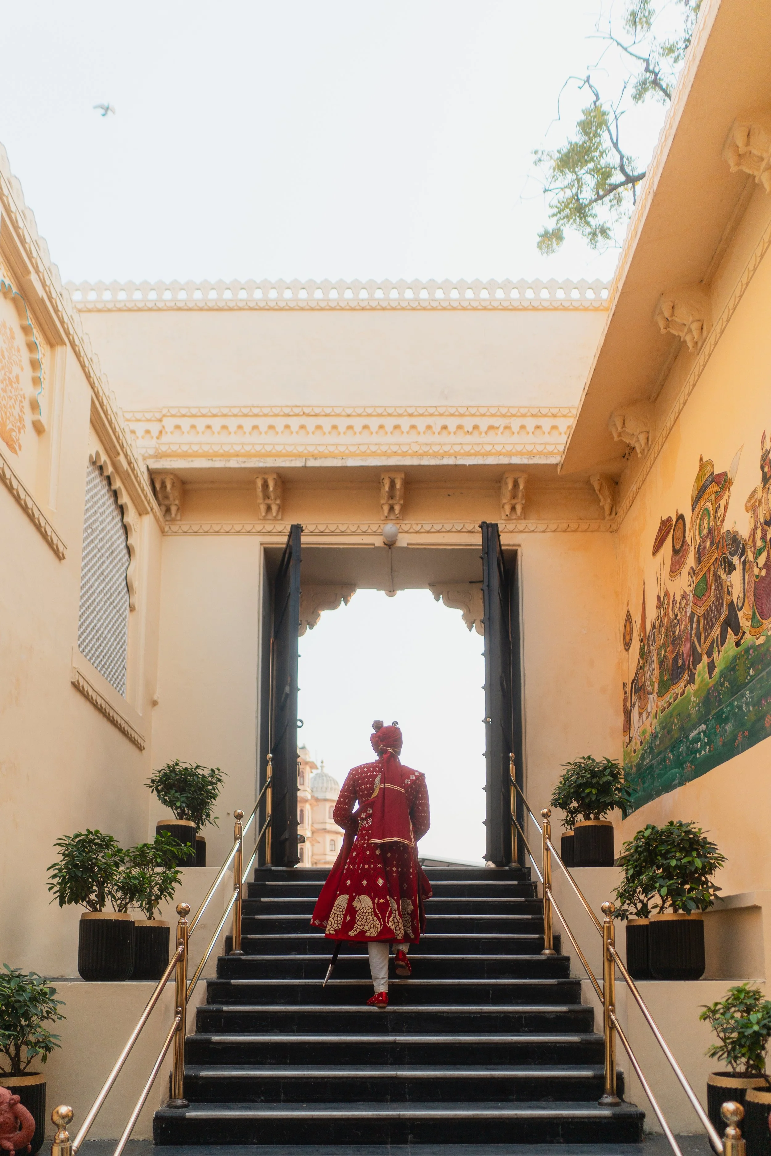 Bridal and celebrity styling by Shreya Gupta Kedia at a palace wedding